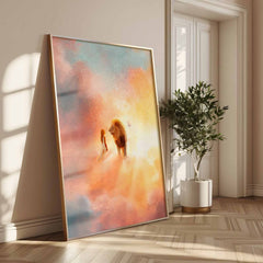 Bold As A Lion - Framed Print