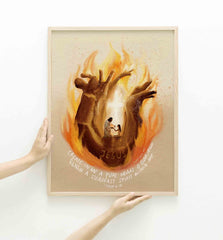 Burn - Framed Print