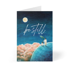 Be still (Psalm 46:10) - Greeting Cards (8 pcs)