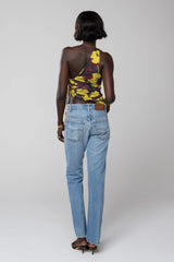 Sheveta Crystal Top in Sangria