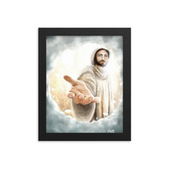 Beside me- Rescued (Hebrew 13:6) - Framed poster