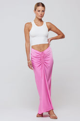 Sheveta Ziggy Skirt in Dragon Fruit