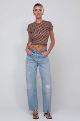 Sheveta Baby Tee Mesh in Tulum