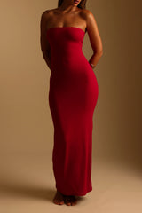 Sheveta Classic Tube Maxi Dress - Pomegranate
