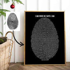 Custom Fingerprint 70 Bible Verses on Identity