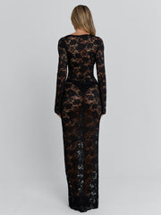 MARIEL MAXI DRESS BLACK