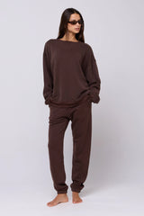 Sheveta Bodhi Sweatpants in Tobacco