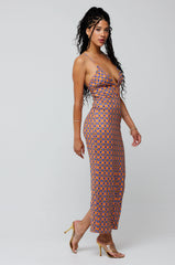 Sheveta Sophia Midi in Cortez