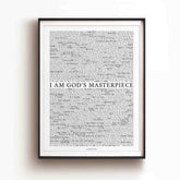 I Am Gods Masterpiece (White) - Digital Download