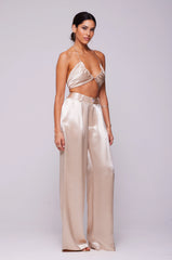 Sheveta Bowie Top in Champagne