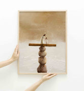 Center - Framed Print