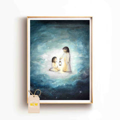 Light In the Cold Night (Matthew 5:14) - Poster