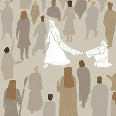 Woman Touches Jesus (Colors) - Digital Download