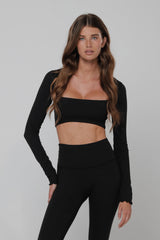 Sheveta Emily Top Second Skin in Black