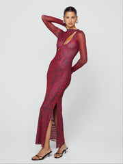 Sheveta Holly Maxi in Vixen