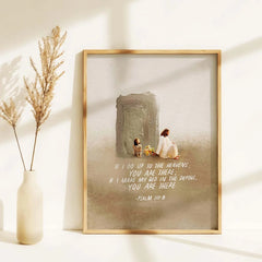 He is There - Framed Print