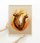 Burn - Framed Print