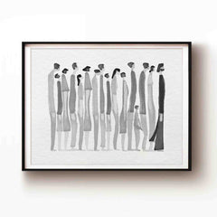 Follow Christ Landscape (BNW) - Digital Download