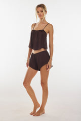 Sheveta Benny Short in Chocolate