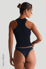 Sheveta The Dual Frame Tank Top - Navy