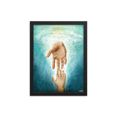 Hope (Isaiah 41:10) - Framed poster