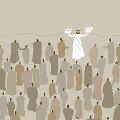 Jesus feeds 5000 (Colors) - Digital Download