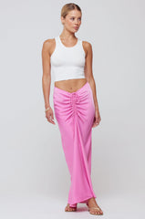 Sheveta Ziggy Skirt in Dragon Fruit