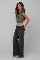Sheveta Baby Tee Mesh in Puma