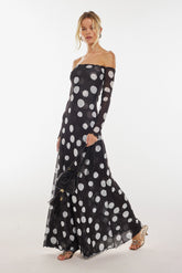 Sheveta Bardot Maxi in Vogue
