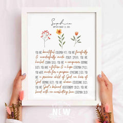 Floral (You are) - Custom Poster