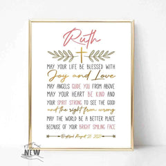 Gold Cross (May Your Life) - Custom Poster