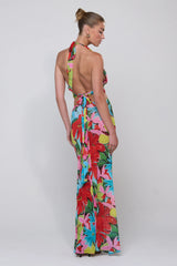 Sheveta Ziggy Mesh Skirt in Tropicana