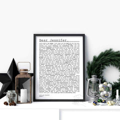 Letter from God - Custom Poster