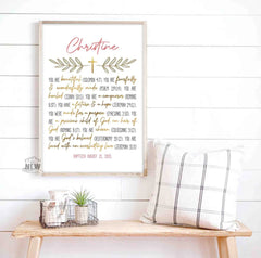 Gold Cross (You are) - Custom Poster