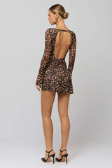 Sheveta Mia Mini Dress in Terra