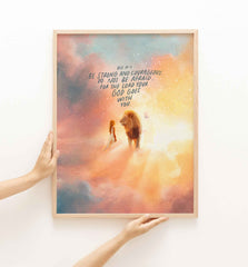 Bold As A Lion - Framed Print