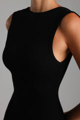 Sheveta True Boat Neck Maxi Dress - Black