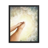 Beside me- Sheltered (John 16:32) - Framed poster
