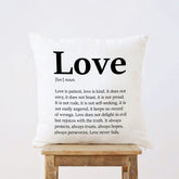 Love Definition - Pillow case
