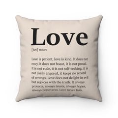 Love Definition - Pillow