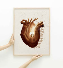 Depths Of My Heart - Framed Print