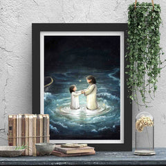 Walking On Water (Matthew 14:27) - Poster