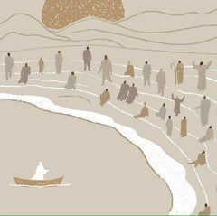 Jesus Teaching From Boat (Colors) - Digital Download