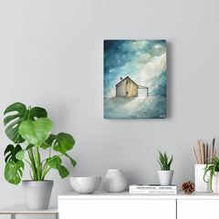 Cold World Yet Warm (2 Corinthians 12:10) - Canvas