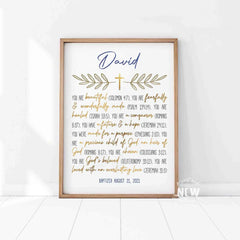 Gold Cross (You are) - Custom Poster