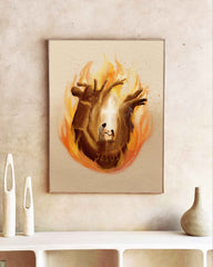 Burn - Framed Print