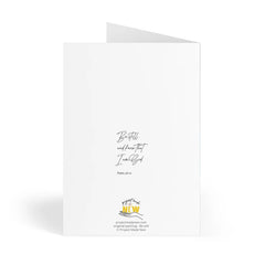 Be still (Psalm 46:10) - Greeting Cards (8 pcs)
