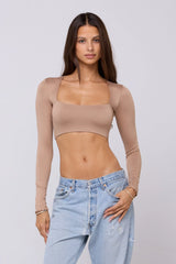 Sheveta Emily Top in Nude