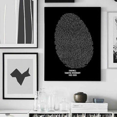 Custom Fingerprint 40 Memorial Bible Verses