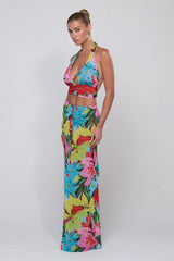 Sheveta Ziggy Mesh Skirt in Tropicana